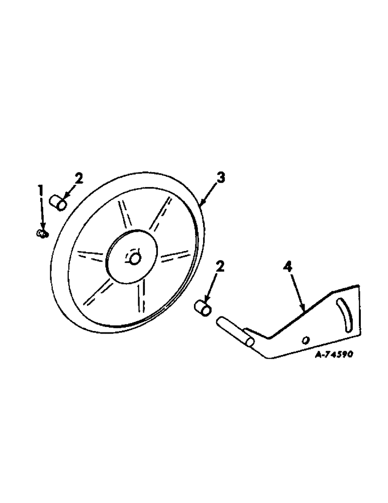 Схема запчастей Case IH 37 - (B-17[A]) - PICKUP WHEEL STEEL, WHEN ORDERED 