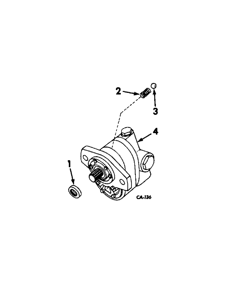 Схема запчастей Case IH 4156 - (F-07[A]) - HYDRAULIC SYSTEM, HYDRAULIC PUMP, CESSNA, 30 GPM (07) - HYDRAULIC SYSTEM