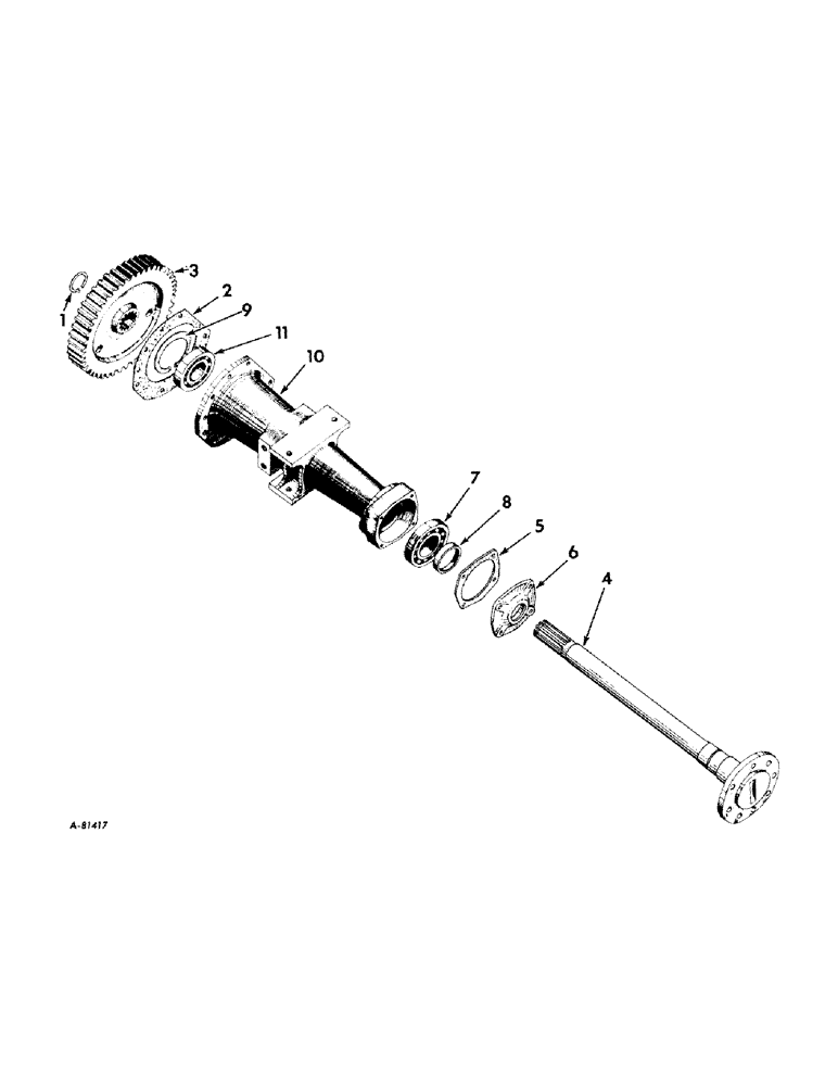 Схема запчастей Case IH 2424 - (120) - REAR AXLE (05) - REAR AXLE