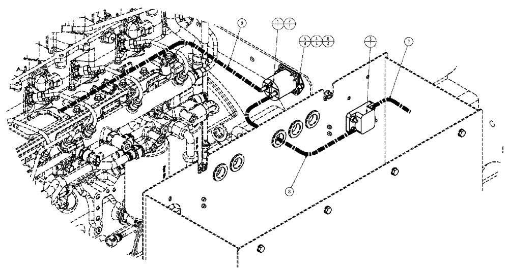 Схема запчастей Case IH TITAN 4020 - (02-029) - GRID HEATER, GROUP (01) - ENGINE