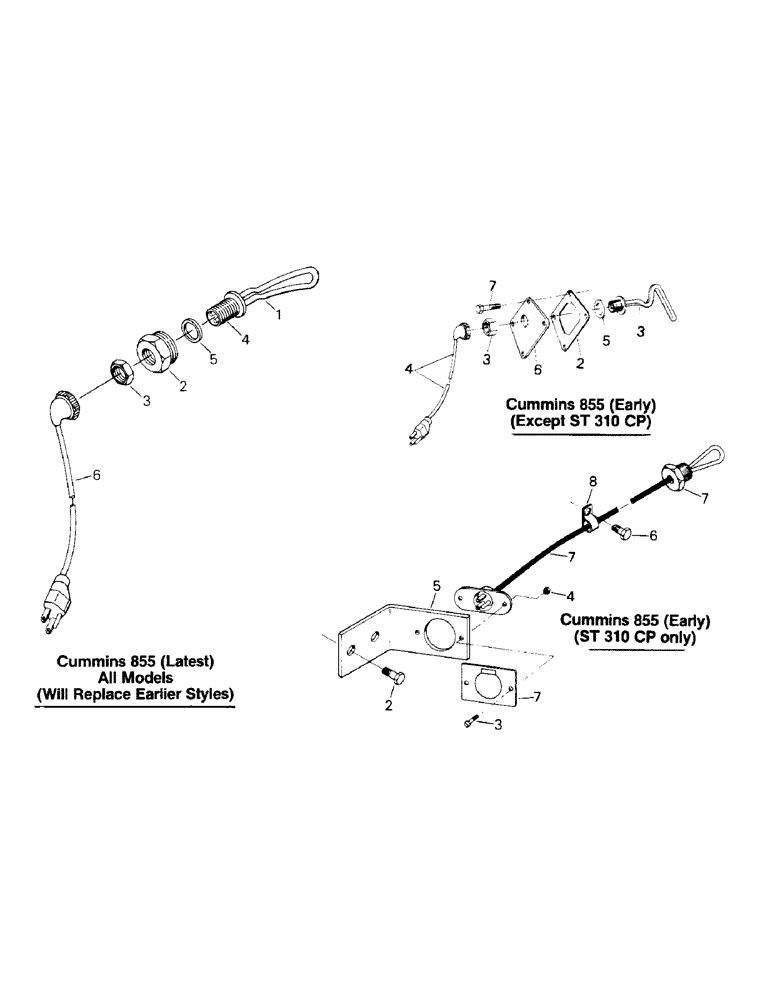 Схема запчастей Case IH ST220 - (10-09) - ENGINE BLOCK HEATERS AND KITS, CUMMINS 855 ENGINE (19) - OPTIONS