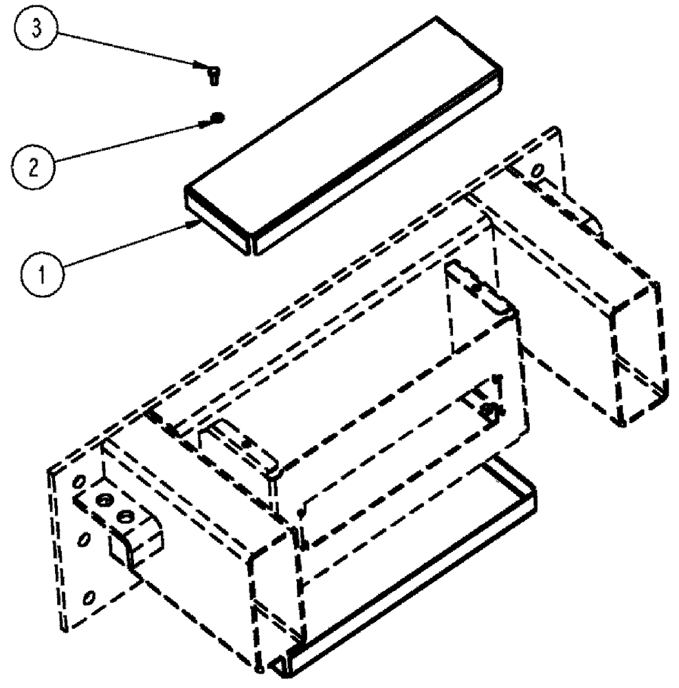 Схема запчастей Case IH 610 - (03-015) - STACK VALVE COVER GROUP (09) - BOOMS