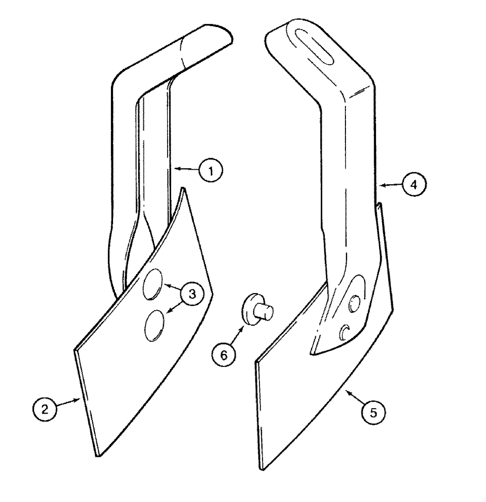 Схема запчастей Case IH 770 - (09-11) - SCRAPERS, PRIOR TO P.I.N. 18101 (09) - CHASSIS/ATTACHMENTS