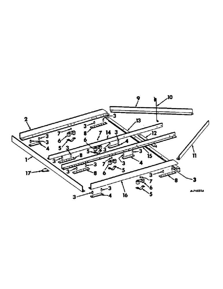 Схема запчастей Case IH 480 - (S-03) - MAIN FRAME 