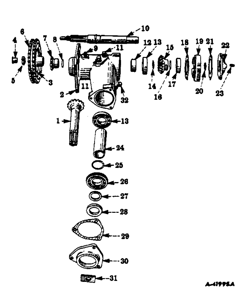 Схема запчастей Case IH 420 - (007) - LEFT PICKER DRUM DRIVE (60) - PRODUCT FEEDING