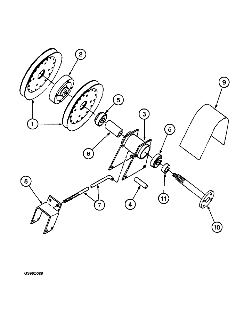 Схема запчастей Case IH 1400 - (9A-28) - UNIT DRIVE (13) - PICKING SYSTEM