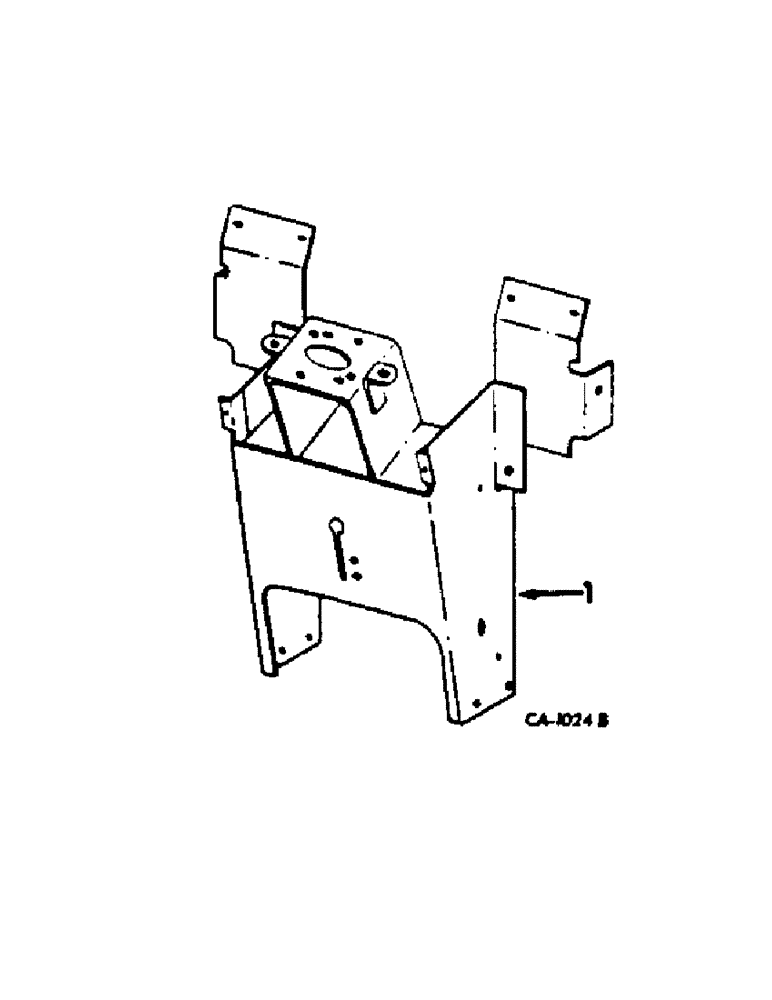 Схема запчастей Case IH 454 - (13-04[1]) - SUPERSTRUCTURE, STEERING SUPPORT (05) - SUPERSTRUCTURE