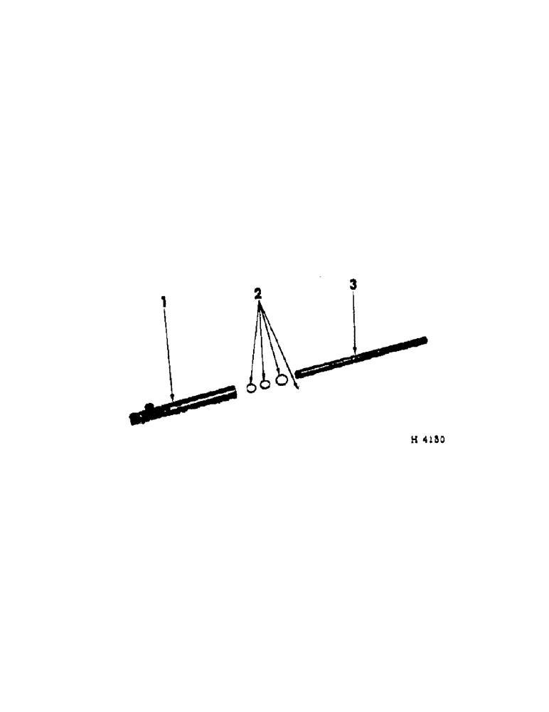 Схема запчастей Case IH 201 - (D-042[A]) - REEL LIFT SLAVE HYDRAULIC CYLINDER (35) - HYDRAULIC SYSTEMS