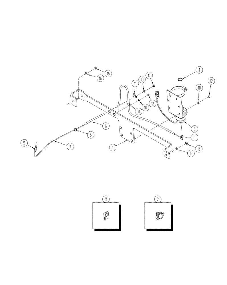 Схема запчастей Case IH STX375 - (02-03) - ETHER START SYSTEM (02) - ENGINE