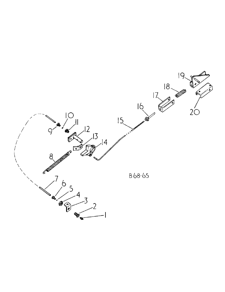 Схема запчастей Case IH 425 - (A-17) - PLUNGER STOP, 1980 AND SINCE 