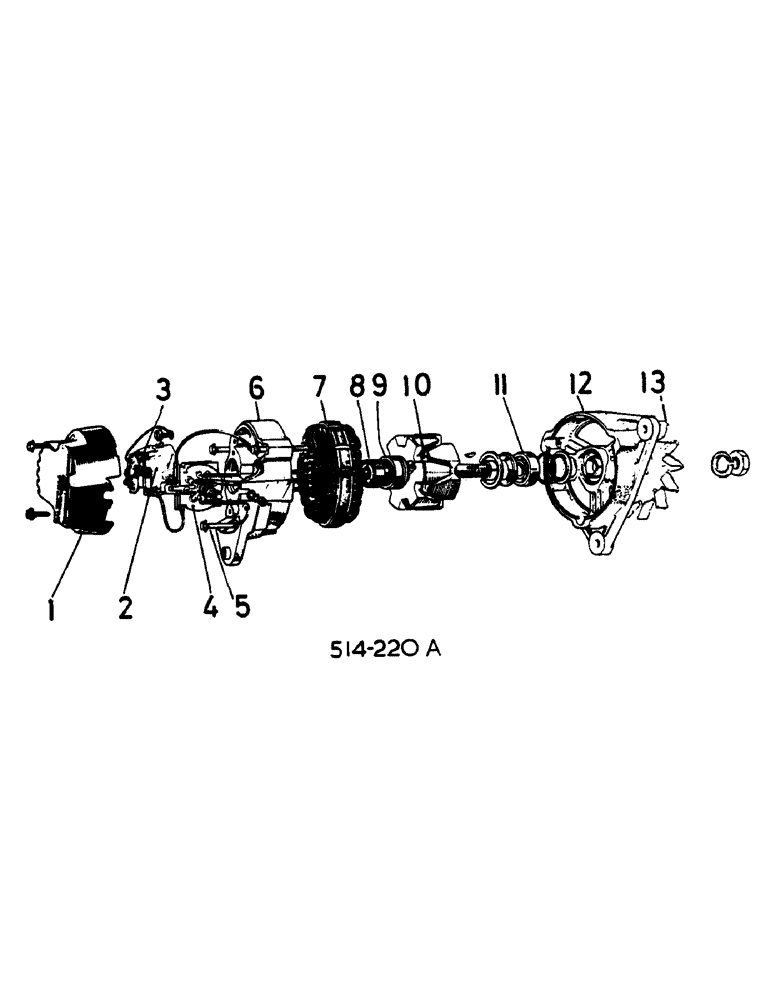 Схема запчастей Case IH 485 - (00G18) - ALTERNATOR (06) - ELECTRICAL