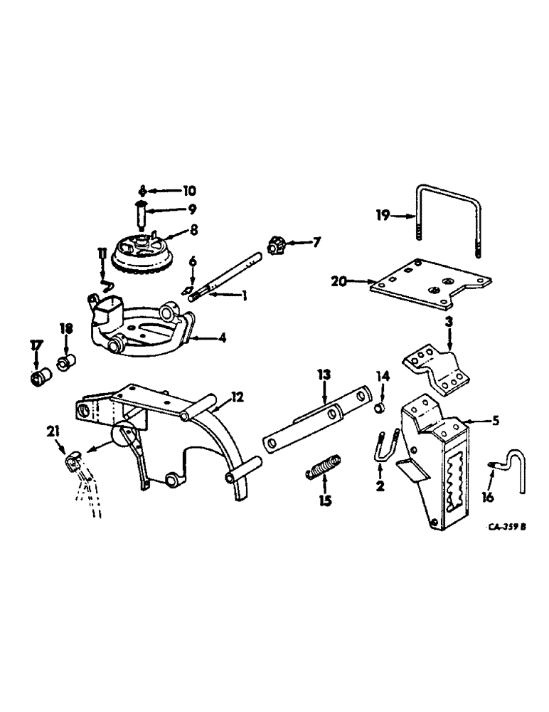 Схема запчастей Case IH 295 - (Z-03) - HOPPER DRIVE AND PARALLEL LINKAGE, QUANTITIES SHOWN ARE PER UNIT 