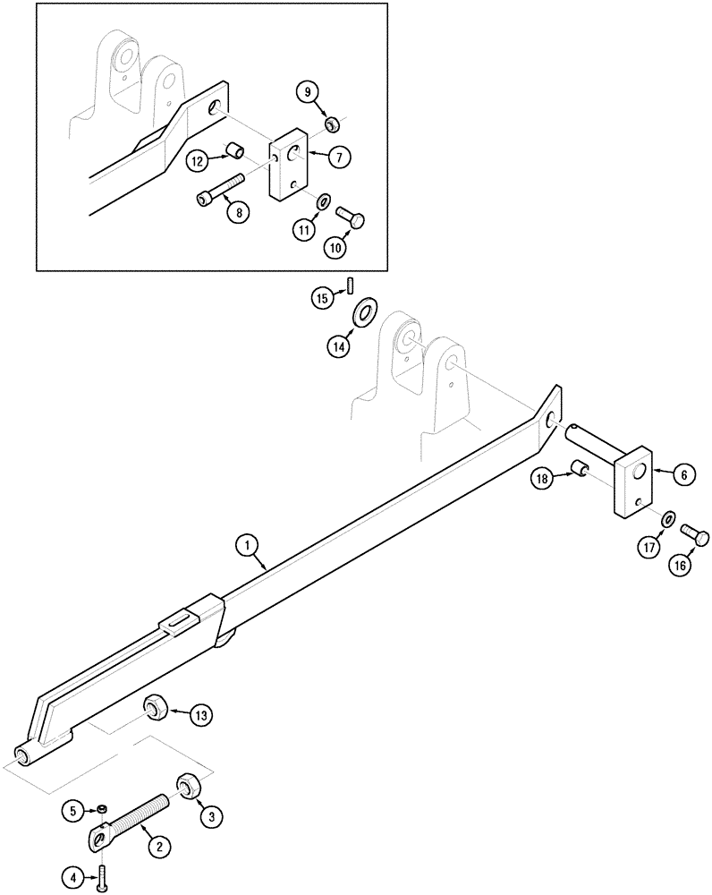 Схема запчастей Case IH MX150 - (09-54) - AUTOMATIC HITCH LIFT LINKS (37) - HITCHES, DRAWBARS & IMPLEMENT COUPLINGS