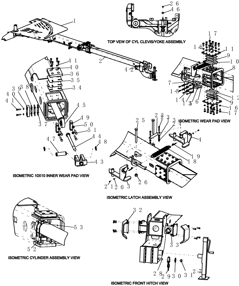 Схема запчастей Case IH 1200PT - (F.10.G[26]) - 12 ROW, 16 ROW, 12/23 ROW, 16/31 ROW & 24 ROW HYDRAULIC CARRIER FRAME ASSEMBLY F - Frame Positioning