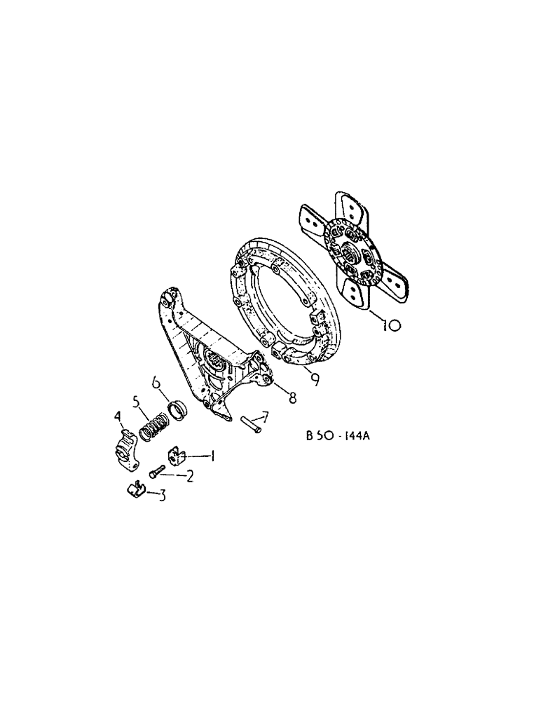 Схема запчастей Case IH 584 - (07-08) - CLUTCH, 11 INCH, DANA (04) - Drive Train