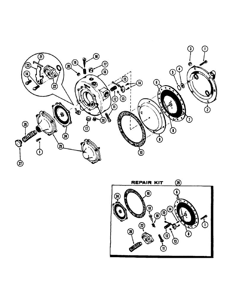 Схема запчастей Case IH 1060 - (446) - REGULATOR, (284) L.P. GAS ENGINE (10) - ENGINE