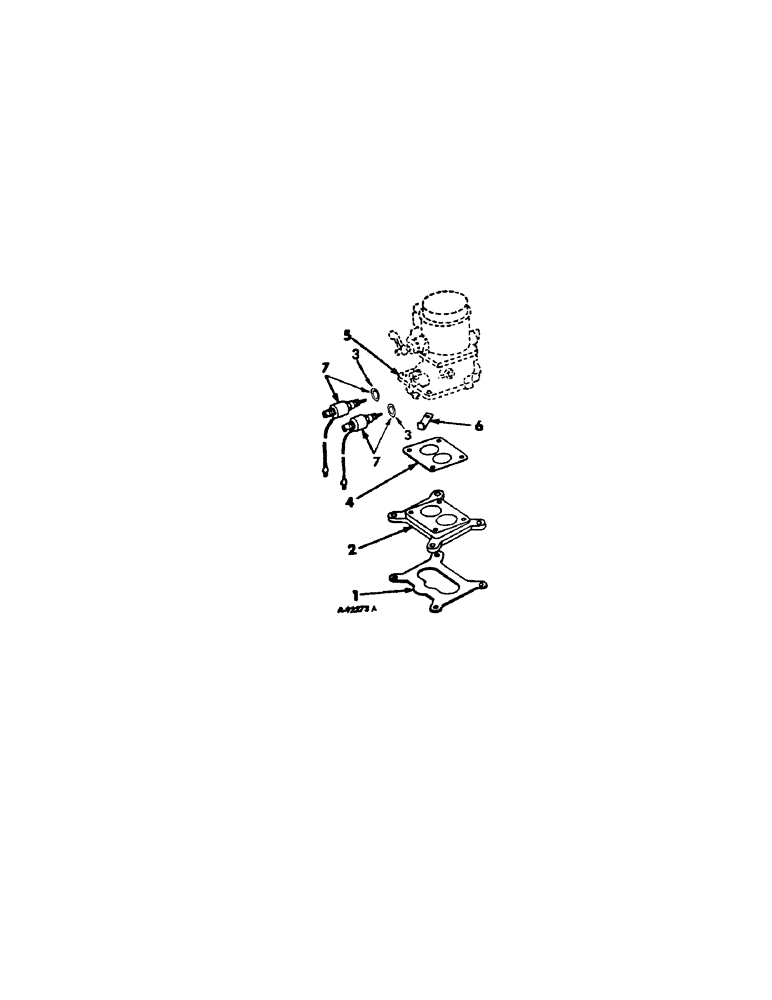 Схема запчастей Case IH V-392 - (C-19) - CARBURETOR AND RELATED PARTS, CARBURETOR 