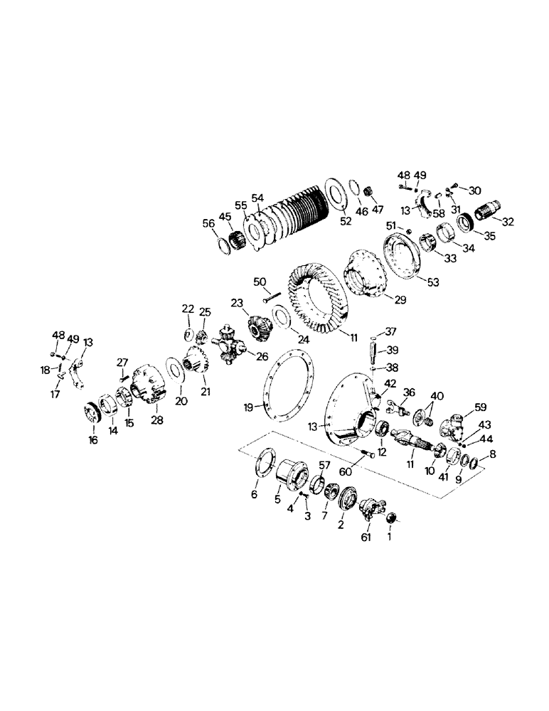 Схема запчастей Case IH CM325 - (04-48) - DIFFERENTIAL AND CARRIER ASSEMBLY, S-40 CONTROLLED TRACTION DIFFERENTIAL (04) - Drive Train