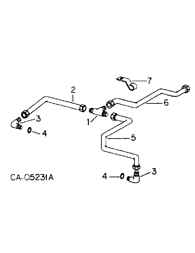 Схема запчастей Case IH 3288 - (04-03) - BRAKES, MASTER BRAKE LUBRICATION (5.1) - BRAKES