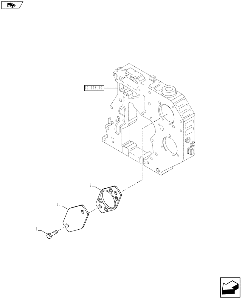 Схема запчастей Case IH F4HE9484M J100 - (10.114.02) - POWER TAKE OFF (2852174) (10) - ENGINE