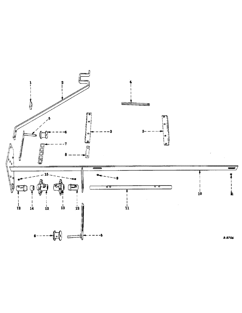 Схема запчастей Case IH 5 - (Y-9) - ADAPTER UNIT 