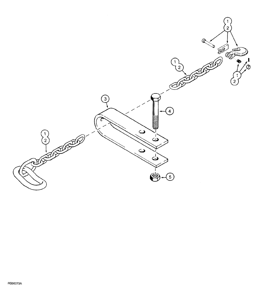 Схема запчастей Case IH 5700 - (9-174) - HITCH CHAIN, ALL LEVEL LIFT MODELS (18) - MISCELLANEOUS