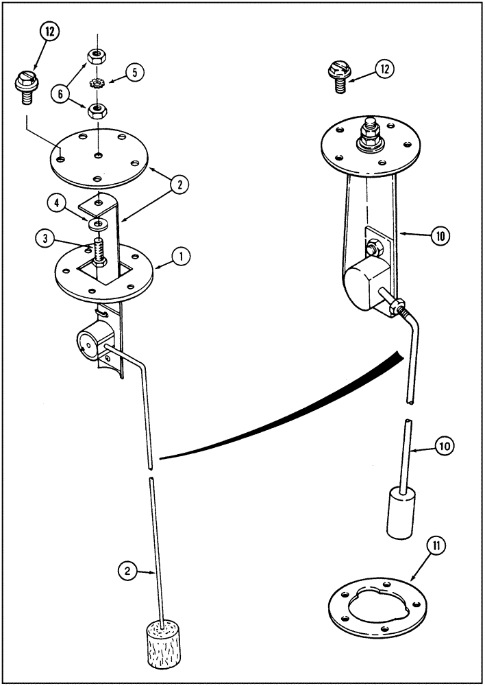 Схема запчастей Case IH 9240 - (3-010) - FUEL TANK SENSOR (03) - FUEL SYSTEM