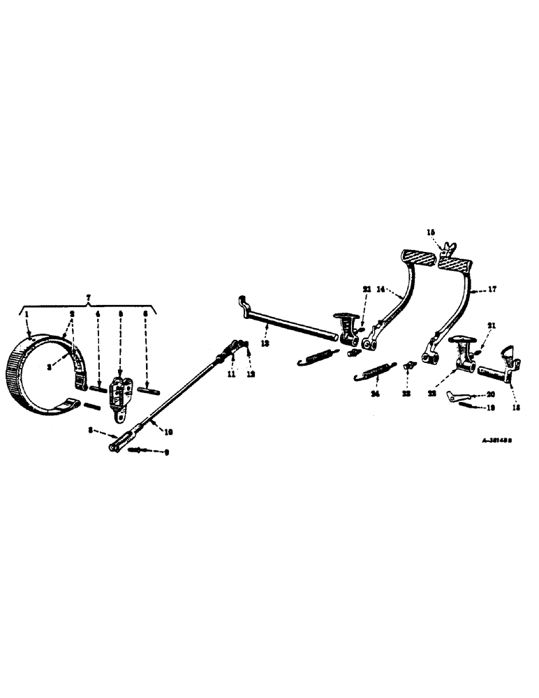 Схема запчастей Case IH 100 - (04-2) - BRAKES (5.1) - BRAKES