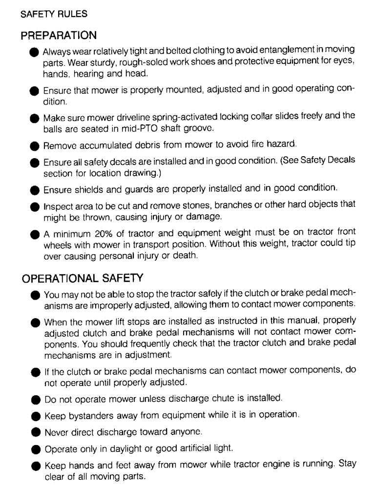 Схема запчастей Case IH M172 - (05) - SAFETY RULES, PREPARATION, OPERATIONAL SAFETY (05) - SERVICE & MAINTENANCE