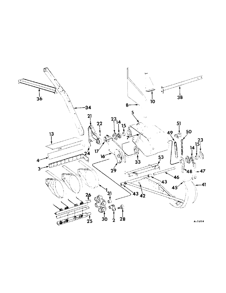 Схема запчастей Case IH 82 - (15) - WINDROW PICKUP ATTACHMENT (58) - ATTACHMENTS/HEADERS