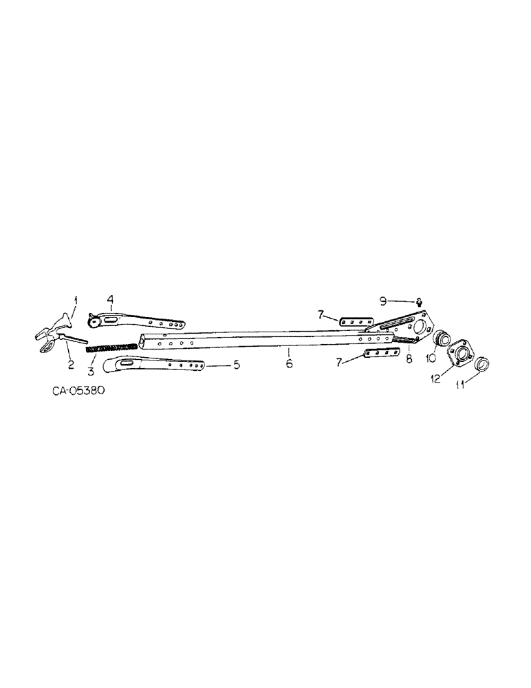 Схема запчастей Case IH 22 - (Q-08) - BALL BEARING PITMAN, 1972 AND SINCE 