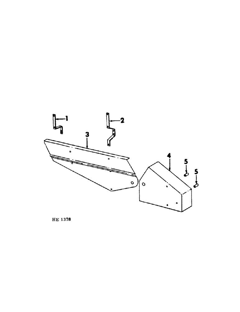 Схема запчастей Case IH 230 - (16-03[A]) - PLATFORM, REEL DRIVE SHIELDS LH Platform