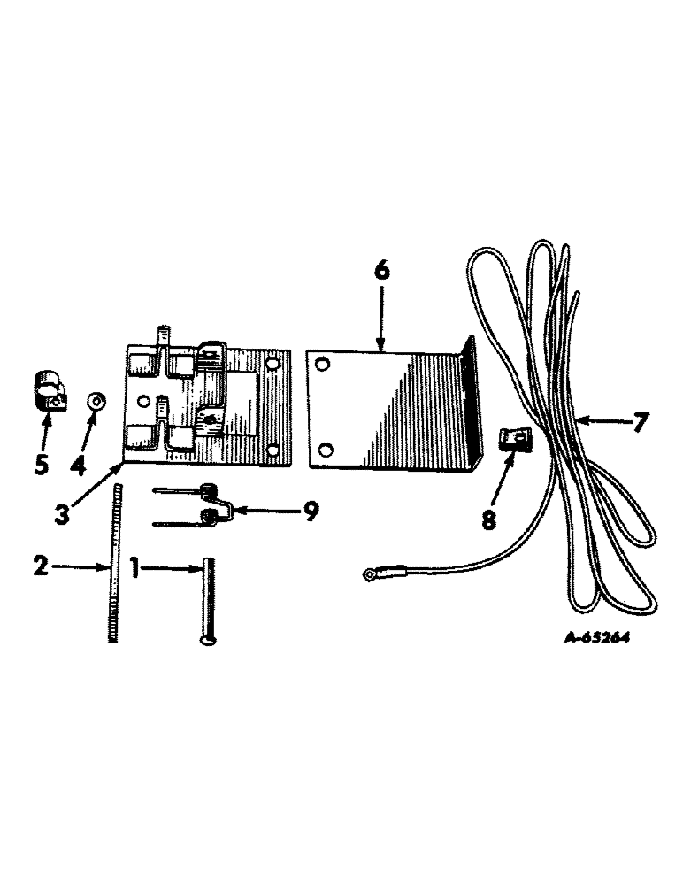 Схема запчастей Case IH 46 - (86) - ENGINE SHUT-OFF DEVICE ATTACHMENT, SPECIAL, FOR NO. 46-W BALER 