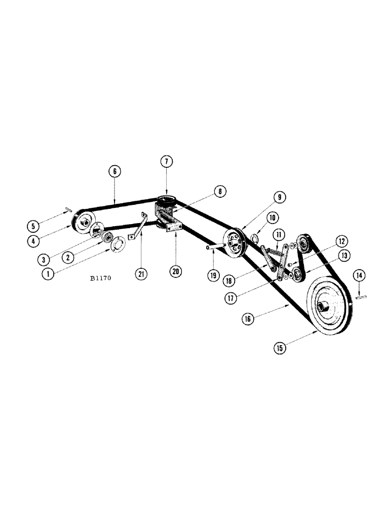 Схема запчастей Case IH 840 - (04) - REEL DRIVE 