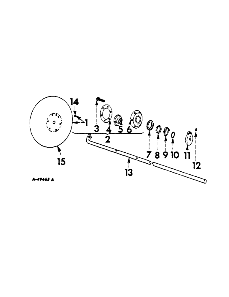 Схема запчастей Case IH 90 - (R-20[A]) - UNIVERSAL MARKER UNIT, DISK-TYPE TWO-ROW 