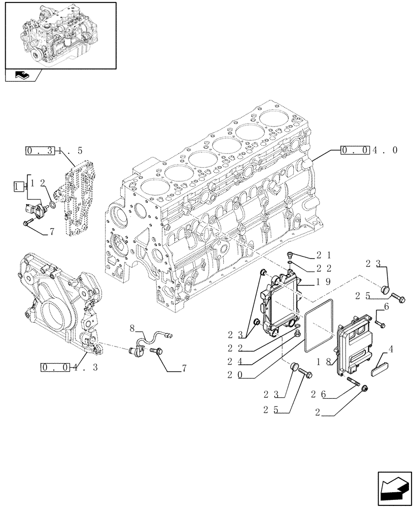 Схема запчастей Case IH F4HE9687G J101 - (0.17.0[01]) - ELECTRONIC INJECTION (2854592) 