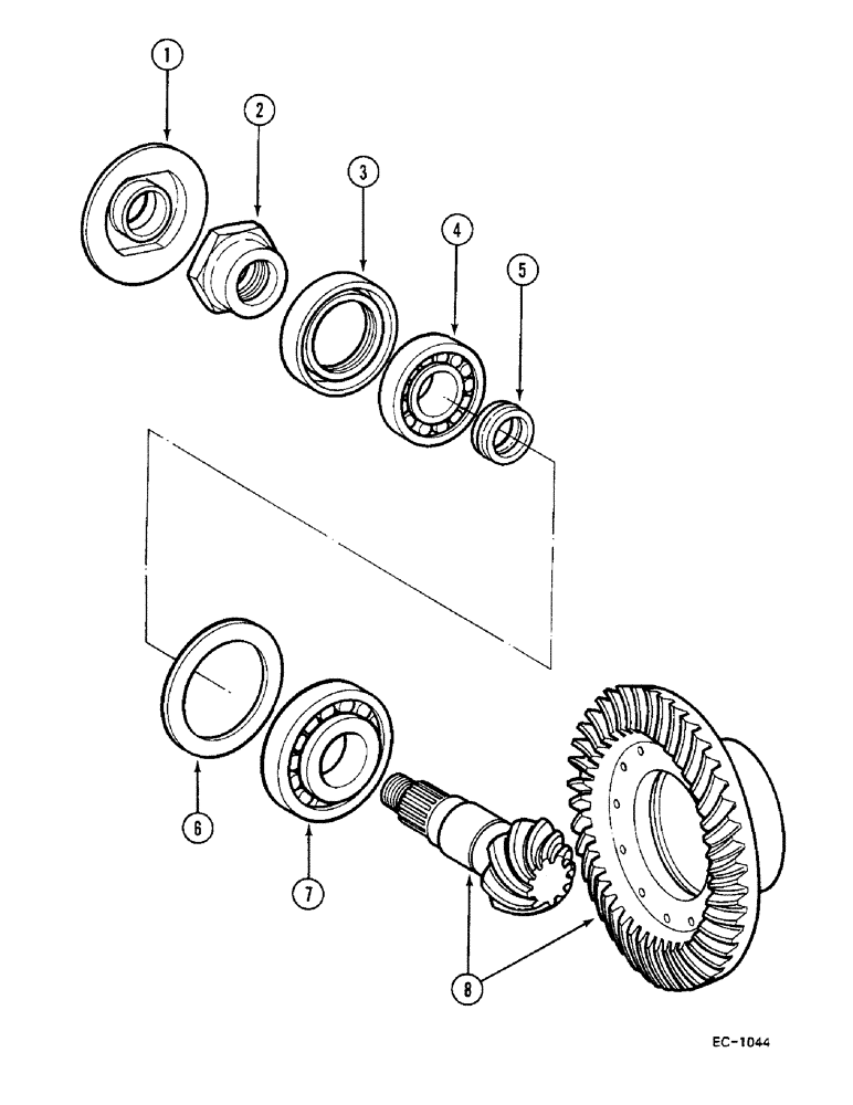 Схема запчастей Case IH 685 - (6-482) - DRIVE ASSEMBLY - 4 WHEEL DRIVE, (A) APL 330, (B) APL 335 (06) - POWER TRAIN