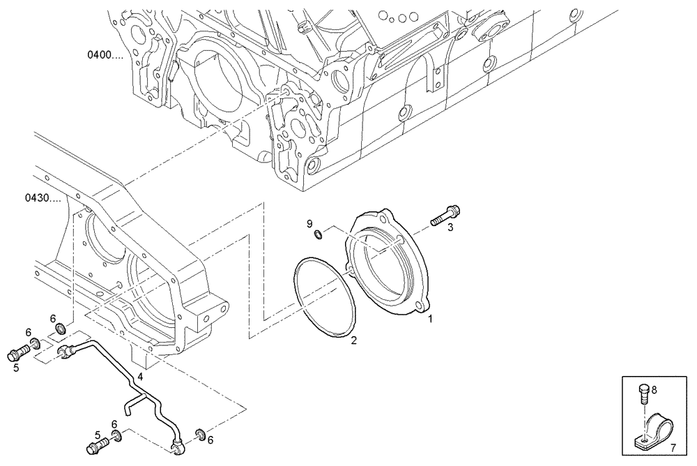 Схема запчастей Case IH FVAE2884X B200 - (3800.048) - AIR COMPRESSOR without compressor 