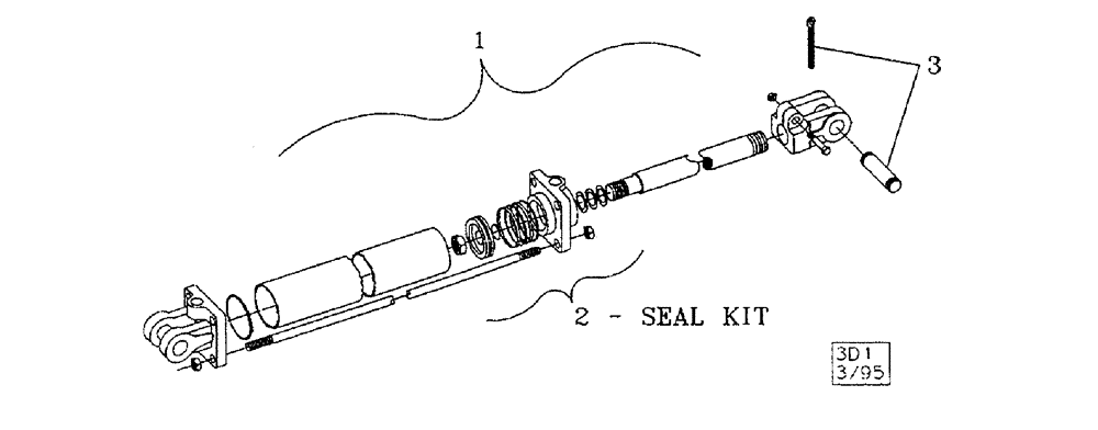 Схема запчастей Case IH 6750 - (013) - HYDRAULIC CYLINDERS (08) - HYDRAULICS