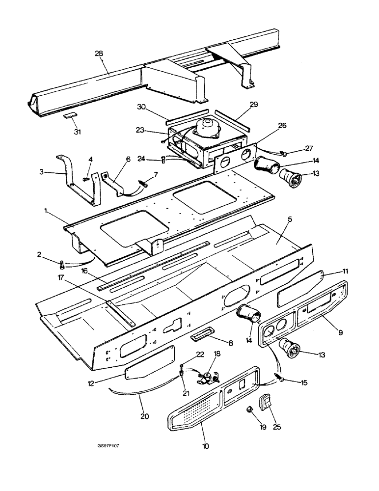 Схема запчастей Case IH 885N - (9-86) - HEATER AND VENTILATOR UNIT FOR CAB, 885Q AND 885QH TRACTORS (09) - CHASSIS/ATTACHMENTS