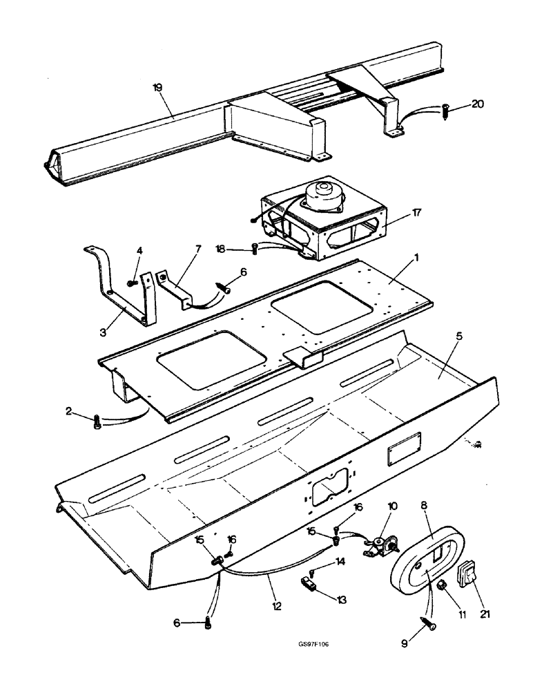 Схема запчастей Case IH 885 - (9-84) - CAB HEATER UNIT, 885Q AND 885QH TRACTORS (09) - CHASSIS/ATTACHMENTS