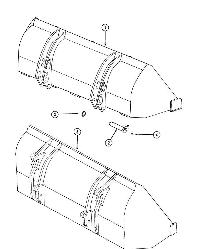 Схема запчастей Case IH L505 - (09-07) - MATERIAL BUCKET GENERAL PURPOSE (09) - CHASSIS/ATTACHMENTS