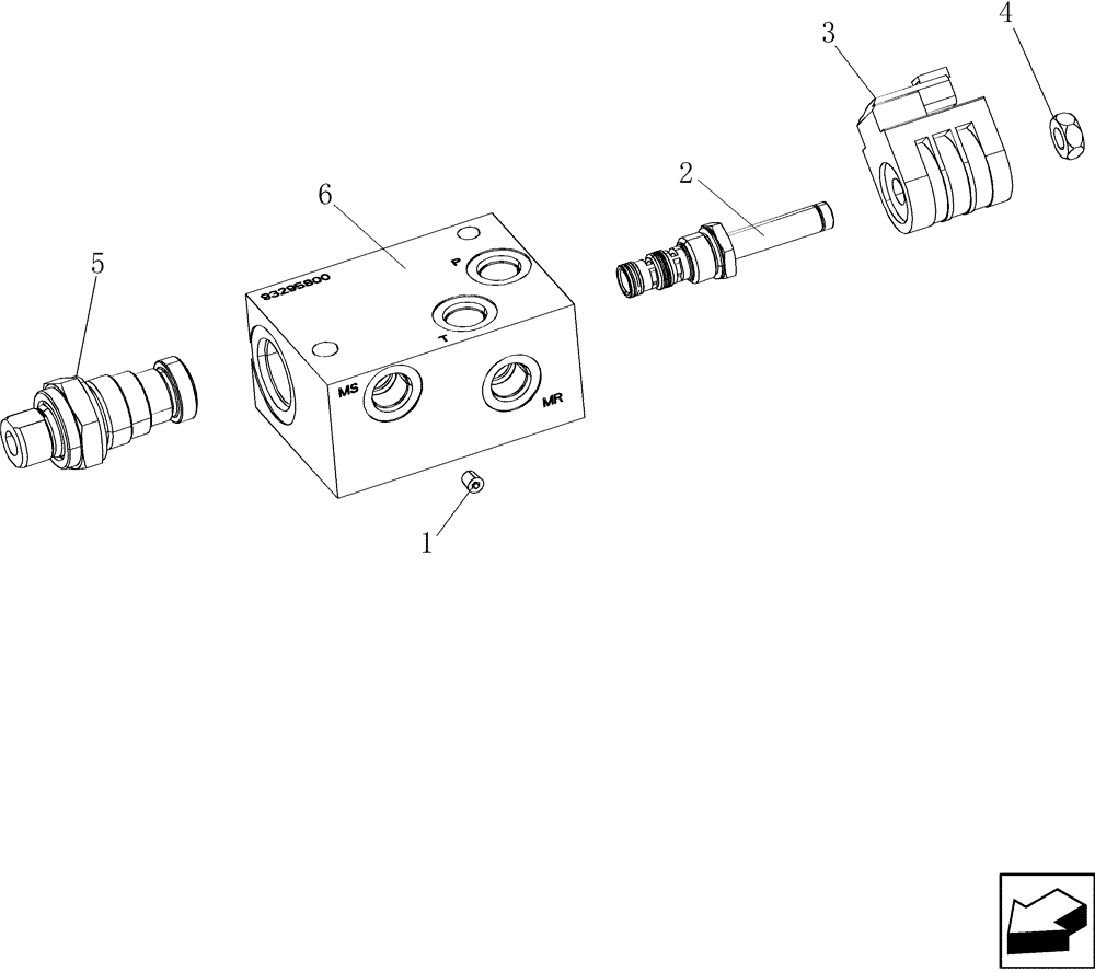 Схема запчастей Case IH 6130 - (35.760.04) - VALVE ASSEMBLY - FEEDER REVERSER (35) - HYDRAULIC SYSTEMS