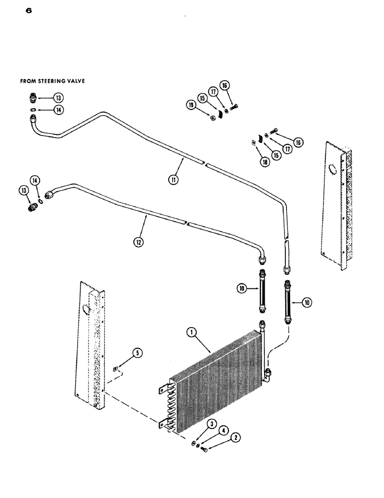 Схема запчастей Case IH 970 - (006) - OIL COOLER, (401B) DIESEL AND (377B) SPARK IGNITION ENGINES (02) - ENGINE