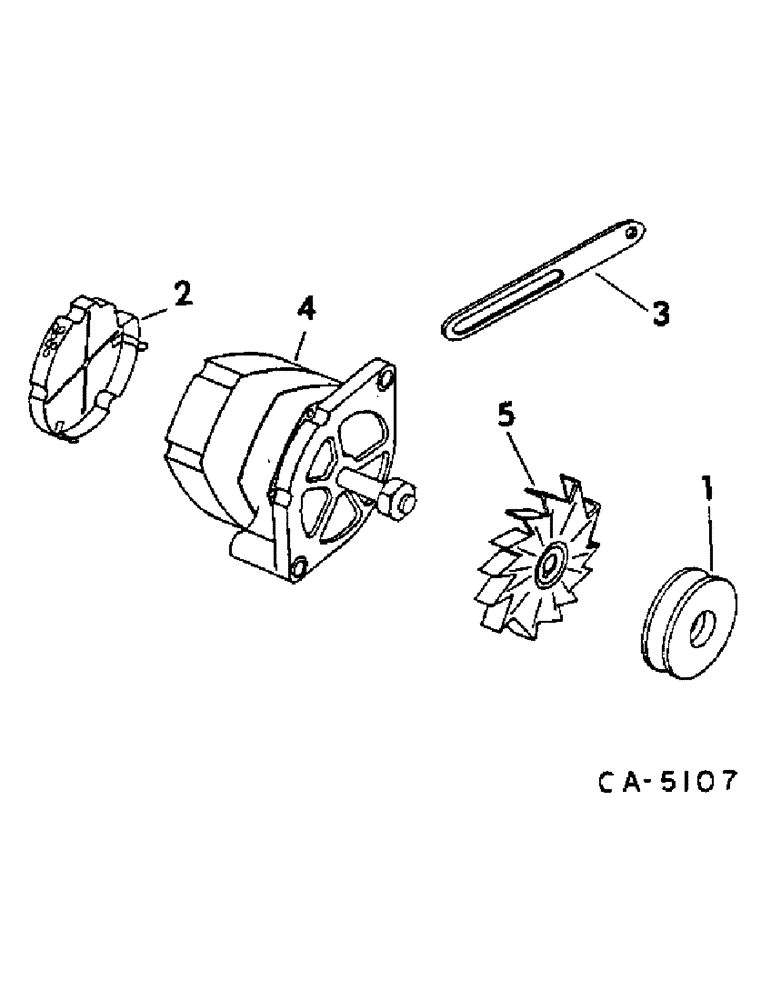 Схема запчастей Case IH 715 - (08-10) - ELECTRICAL, ALTERNATOR GENERATOR AND MOUNTINGS (06) - ELECTRICAL