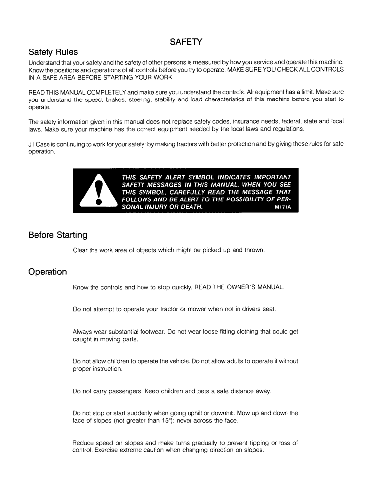 Схема запчастей Case IH 72MS - (05) - SAFETY 