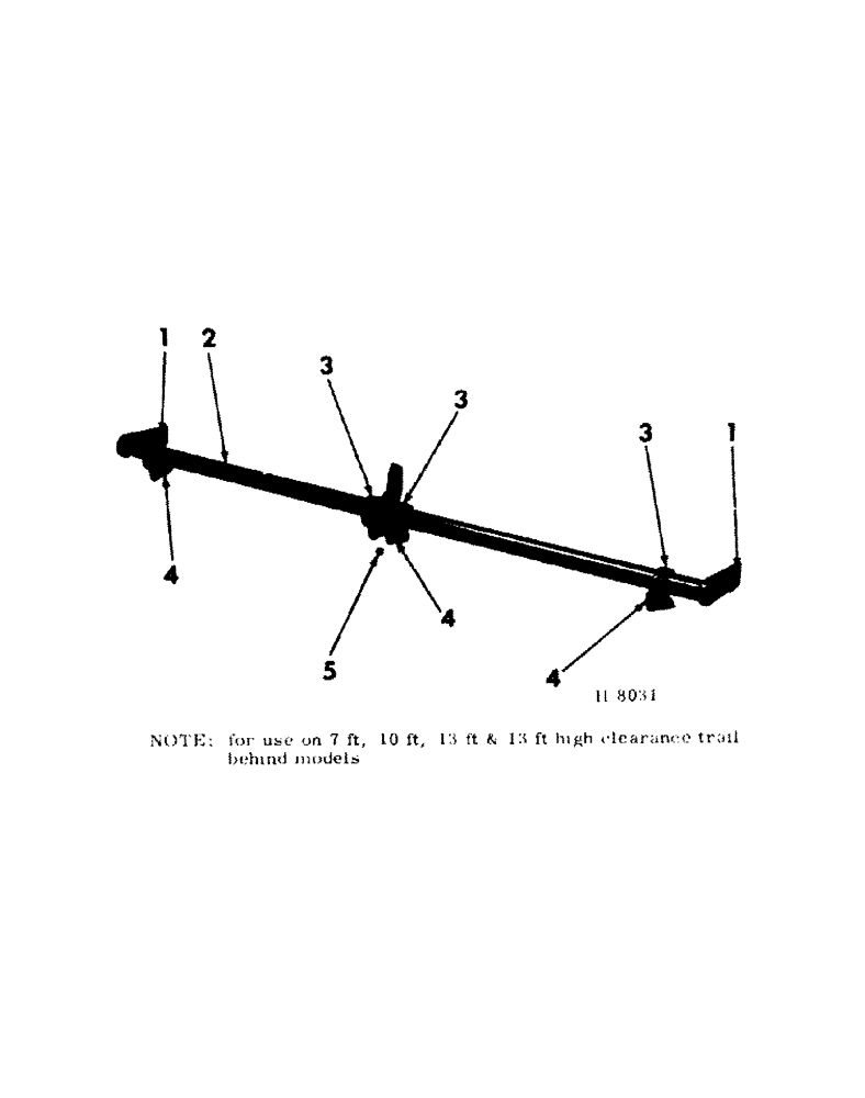 Схема запчастей Case IH 55 - (07-10[A]) - ROCKSHAFT AND LIFT PARTS 