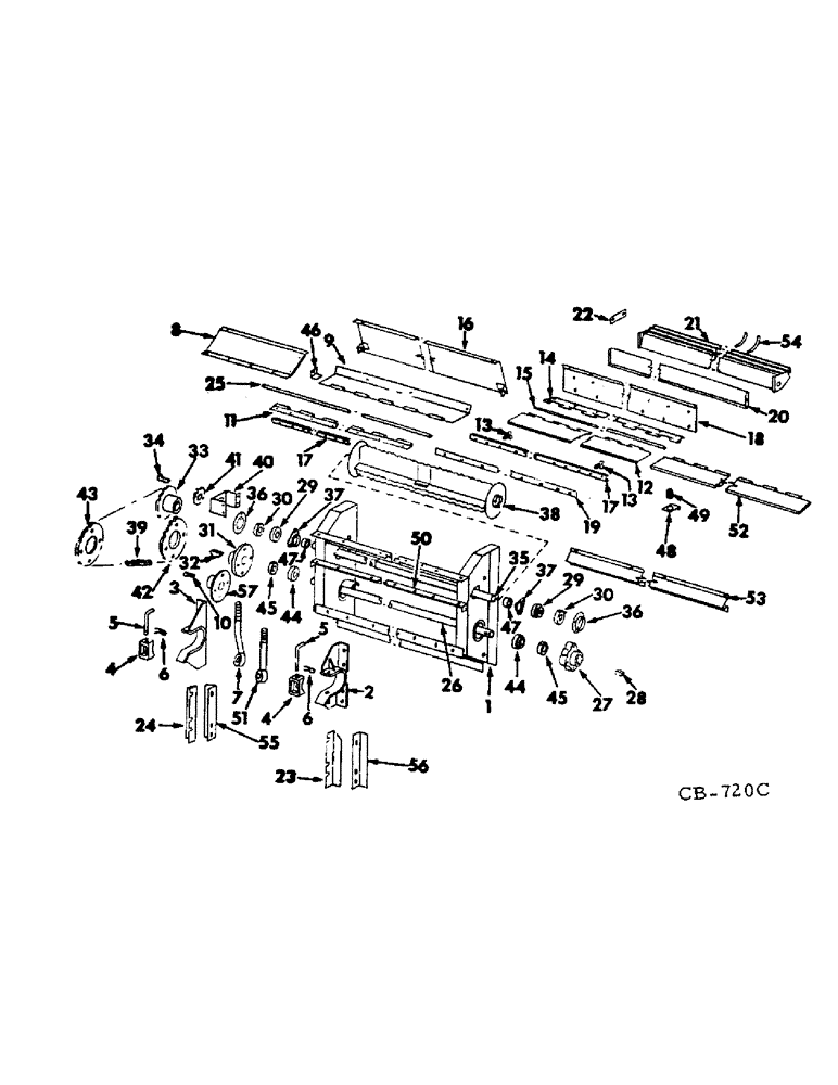 Схема запчастей Case IH 815 - (R-10) - SEPARATOR, WINDROW SPECIAL Separation