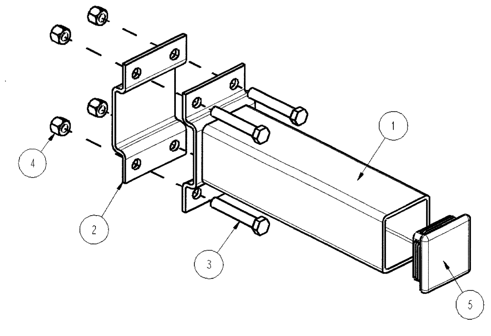 Схема запчастей Case IH 4450 - (09-10) - STUB EXTENSION WING - USED ON 26 FOOT 3 INCH, THROUGH 35 FOOT 3 INCH MACHINES 