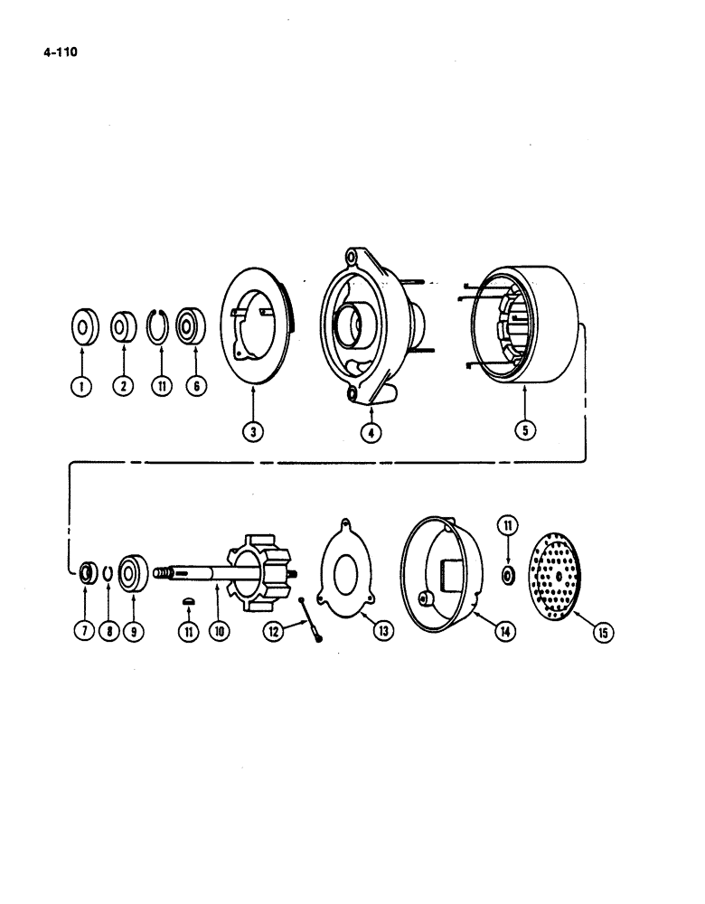 Схема запчастей Case IH 782 - (4-110) - ALTERNATOR GENERATOR, 60 AND 80 AMPERE NIEHOFF (06) - ELECTRICAL SYSTEMS